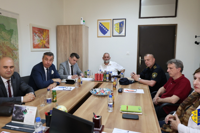 Održan inicijalni sastanak Radne grupe za izradu Strategije bezbjednosti cestovnog saobraćaja u BPK Goražde