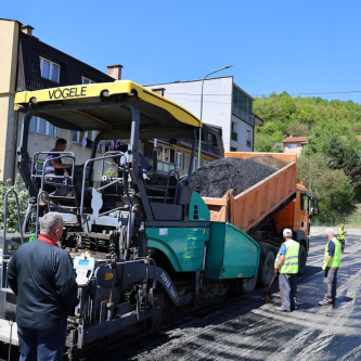 Sanacija regionalnog puta R-448 u Goraždu u završnoj fazi