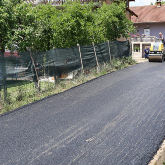 U toku sanacija dionice puta od industrijske zone Pobjeda do naselja Podhranjen
