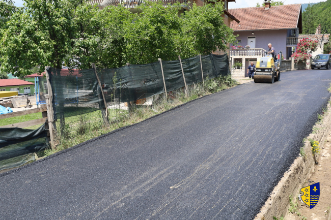 U toku sanacija dionice puta od industrijske zone Pobjeda do naselja Podhranjen